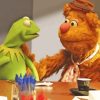 Fozzie Bear And Kermit Paint By Numbers