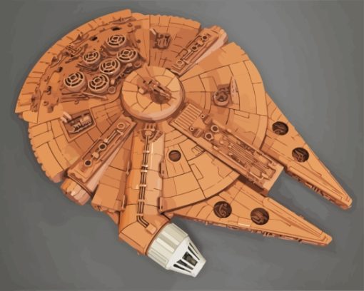 Millennium Falcon Paint By Numbers