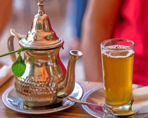 Moroccan Tea Paint By Numbers