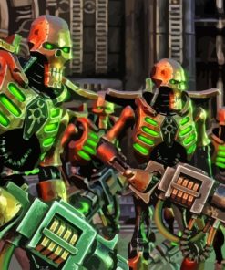 Necrons Warhammer Paint By Numbers