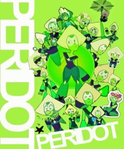 Peridot Character Poster Paint By Numbers