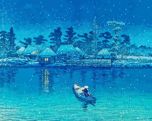 Ushibori Hasui Kawase Paint By Numbers