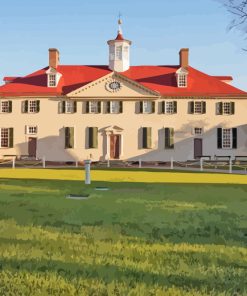 Virginia Mount Vernon Paint By Numbers