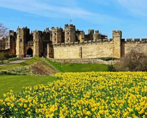 Alnwick Castle Paint By Numbers