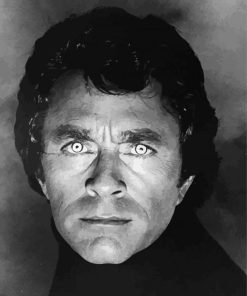 Black And White Bill Bixby Paint By Numbers