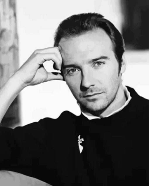 Black And White Midge Ure Paint By Numbers