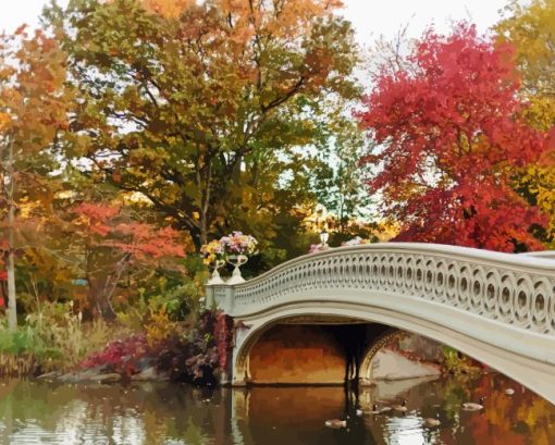 Bow Bridge Paint By Numbers