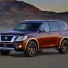 Brown Nissan Armada Paint By Numbers