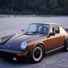 Brown Old Porsche Paint By Numbers