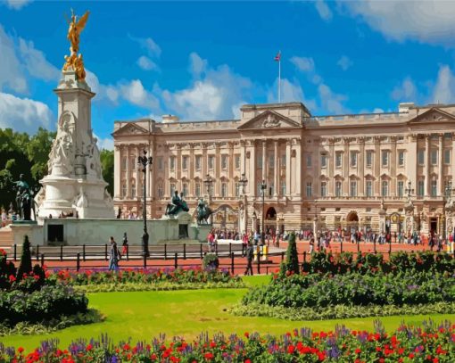 Buckingham Palace Paint By Numbers