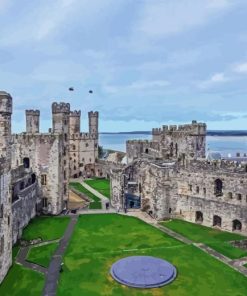 Caernarfon Castle Paint By Numbers