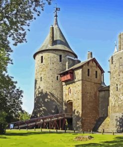 Castell Coch Paint By Numbers