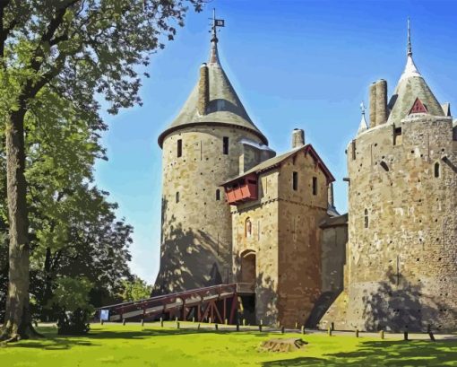 Castell Coch Paint By Numbers