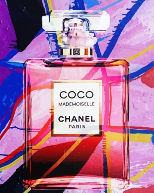 Chanel Bottle Art Paint By Numbers