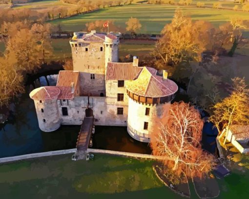 Chateau Medieval Paint By Numbers