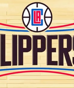 Clippers Basketball Team Logo Paint By Numbers