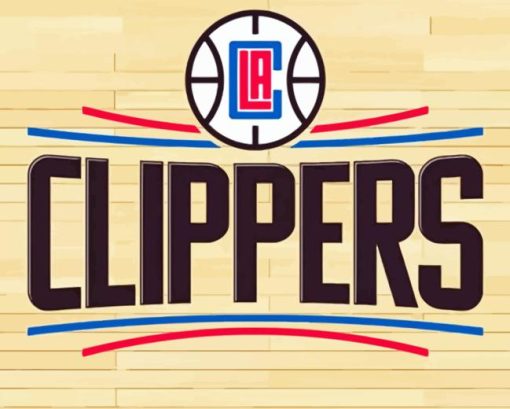 Clippers Basketball Team Logo Paint By Numbers