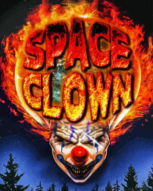 Clowns Space Paint By Numbers