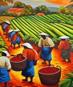 Coffee Farmers Paint By Numbers