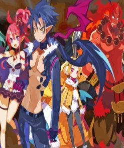 Disgaea Video Game Characters Paint By Numbers