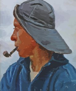 Fisherman Wearing A Souwester Paint By Numbers