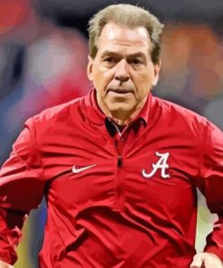 Football Coach Nick Saban Paint By Numbers