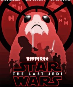 Last Jedi Poster Paint By Numbers