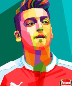 Mesult Ozil Pop Art Paint By Numbers