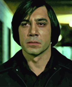 Anton Chigurh Movie Character Paint By Numbers