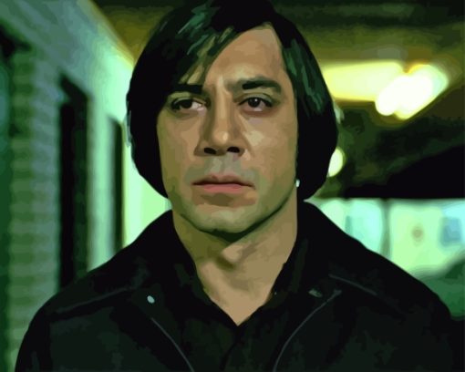 Anton Chigurh Movie Character Paint By Numbers