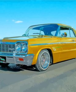 Classic Gold 64 Imapala Car Paint By Numbers