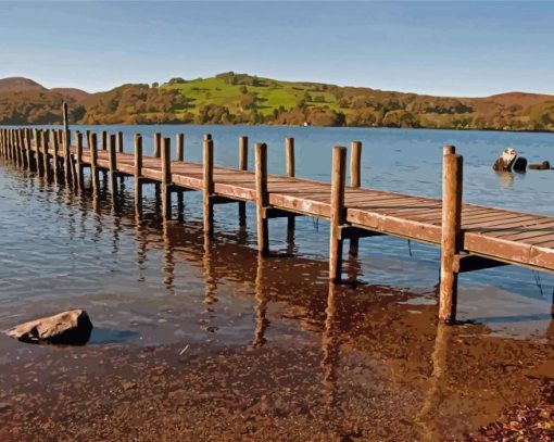 Coniston Water Paint By Numbers