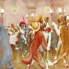 Dancing Dogs Party Paint By Numbers