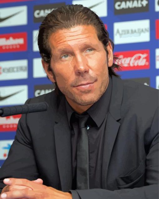 Diego Simeone Paint By Numbers