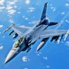 F16 Fighting Falcon Paint By Numbers