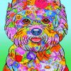 Floral Colorful Westie Paint By Numbers