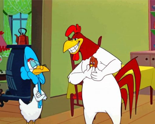 Foghorn Leghorn And Miss Prissy Paint By Numbers