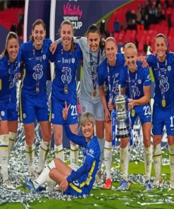 Football Club Chelsea Ladies Paint By Numbers