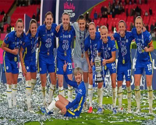 Football Club Chelsea Ladies Paint By Numbers