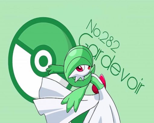 Gardevoir Species Paint By Numbers