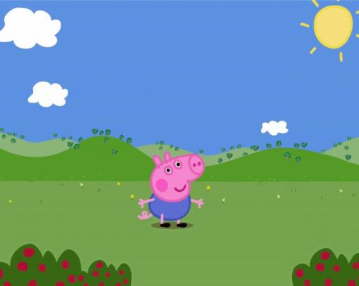 George Pig Paint By Numbers