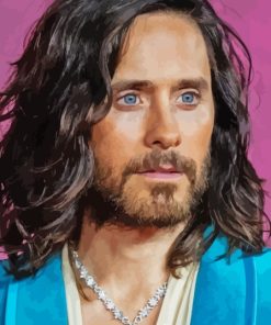 Handsome Jared Leto Paint By Numbers