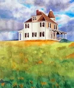 House On A Hill Paint By Numbers