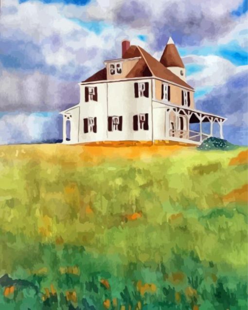 House On A Hill Paint By Numbers