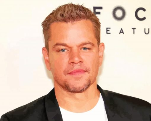 Matt Damon Paint By Numbers