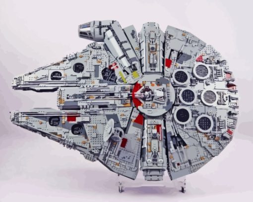 Millennium Falcon Star Wars Paint By Numbers