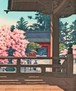 Myohon Temple Hasui Kawase Paint By Numbers