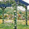 Pergola With White Flowers Paint By Numbers