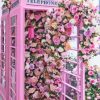 Pink Flower Phone Box Paint By Numbers