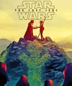 Star Wars Last Jedi Art Paint By Numbers